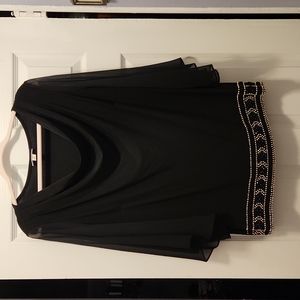 CB black blouse